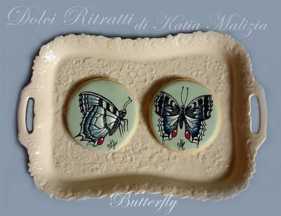 Butterfly Cookie - Cake by Katia Malizia 