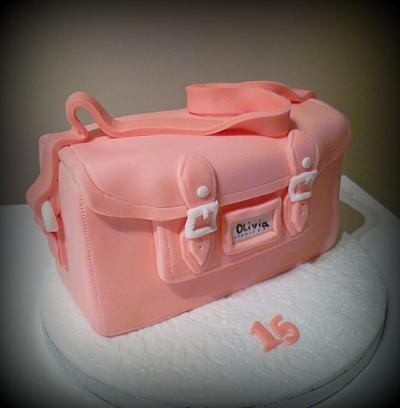 Pink Satchel - Cake by Sweet Foxylicious