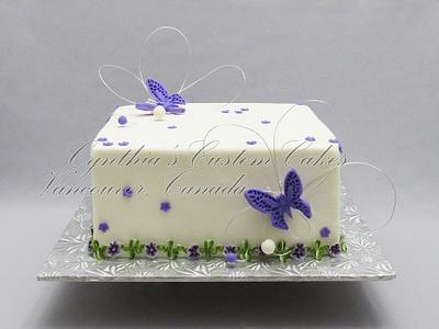 ...Butterflies... - Cake by Cynthia Jones