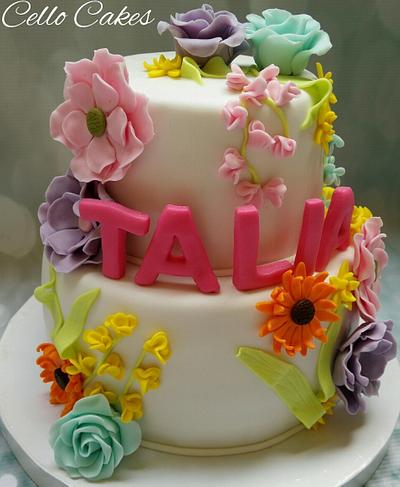 birthday cake - Cake by CelloCakes
