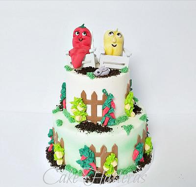 Mad Wabbit Peppers, Growing Together - Cake by Donna Tokazowski- Cake Hatteras, Martinsburg WV