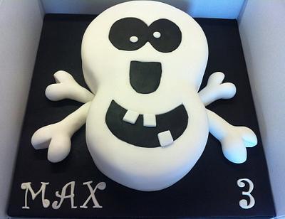 Pirate Skull & Crossbones cake - Cake by Sweet Treats of Cheshire