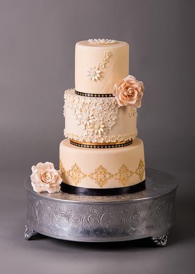 Romantic wedding  cake   - Cake by carolina Wachter