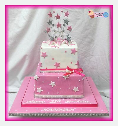 21st birthday cake - Cake by Nomnomcakesbyamanda
