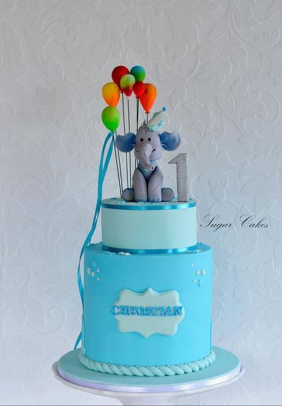"Christian's Bright Balloons" - Cake by Sugar Cakes 