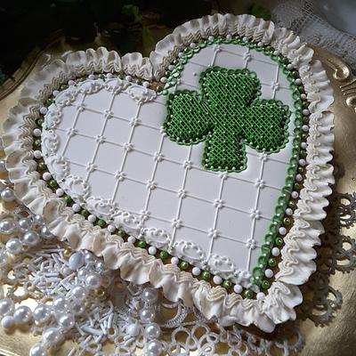 Irish Valentine  - Cake by Teri Pringle Wood