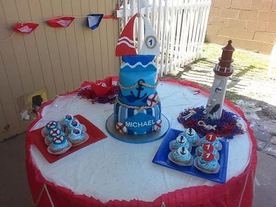 Nautical cake - Cake by Sweetdesignsbyflavia