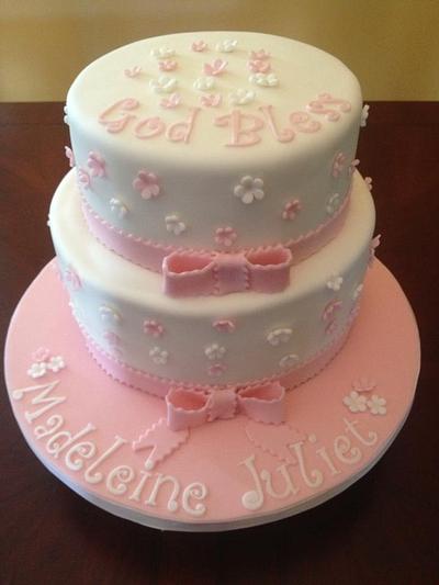 Christening Cake - Cake by Cakes by Maray