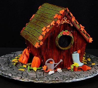 Little birdhouse - Cake by Gilles Leblanc