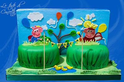Peppa pig cake.  - Cake by Concetta Zingale
