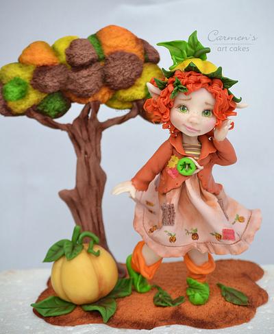 Lady Pumpkin - Cake by Carmen Iordache