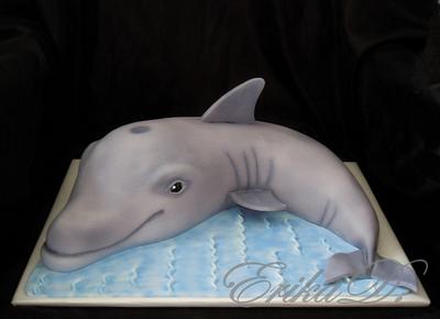 dolphin - Cake by Derika
