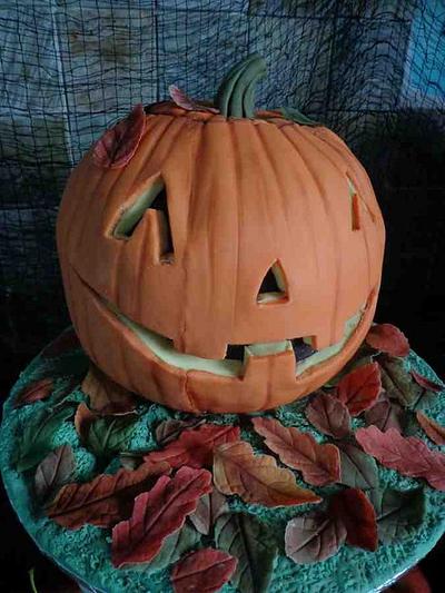 Halloween Pumpkin Cake - Cake by Zoe White