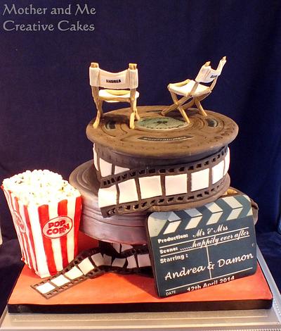 Wedding for film enthusiasts - Cake by Mother and Me Creative Cakes
