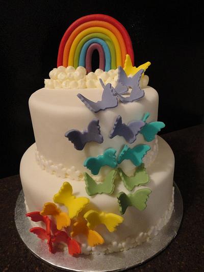 Rainbow - Cake by Norma Vennesland