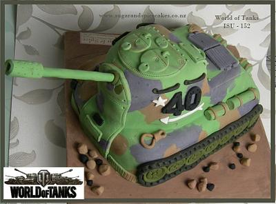 Battle Tank Cake - World of Tanks - Cake by Mel_SugarandSpiceCakes
