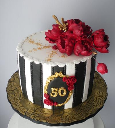  50 Anniversary cake - Cake by Rositsa Lipovanska