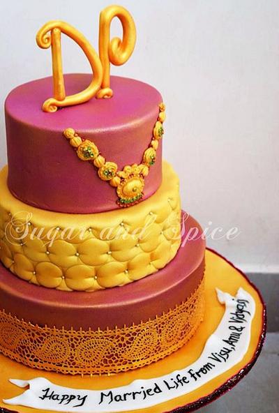 Engagement cake - Cake by Sugar and Spice