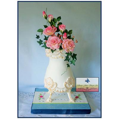 “Granny’s Antique Vase” - Cake by Allways Julez