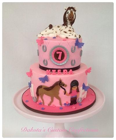 Horse birthday cake - Cake by Dakota's Custom Confections