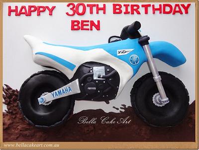Motorbike cake - Cake by Bella Cake Art