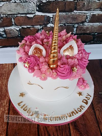 Libby - Unicorn Communion Cake - Cake by Niamh Geraghty, Perfectionist Confectionist