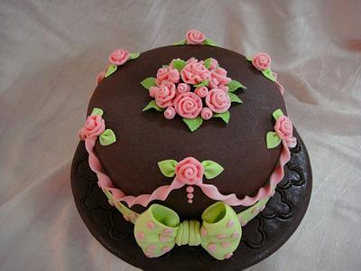 Ribbon Rose cake - Cake by Zohreh
