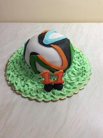 Brazuca football cake  - Cake by Dora Th.
