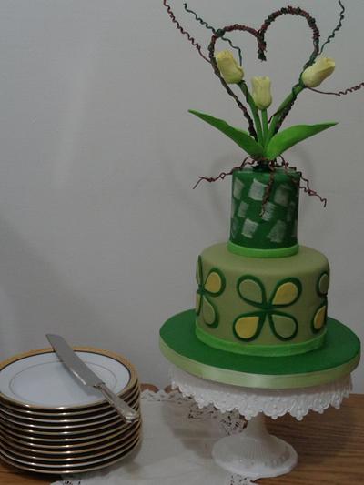 Love and Tulips - Cake by ACM