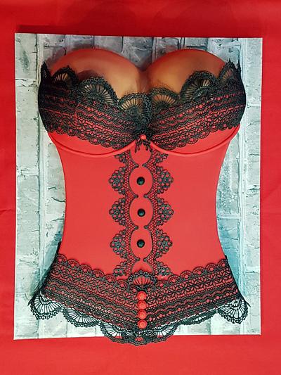 Sexy lace corset - Cake by Tirki