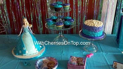 Elsa Doll cake - Cake by WithCherriesOnTop