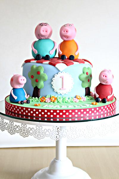 Peppa Pig - Cake by Jo's Cupcakes 