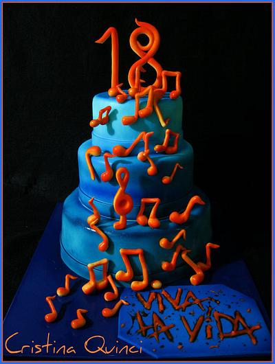 Coldplay cake - Cake by Cristina Quinci
