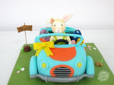Easter Car - Cake by Carla Martins