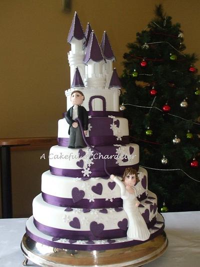 Winter Wedding Cake - Cake by acakefulofcharacter