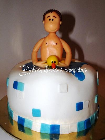 Swimming pool cake - Cake by bolosdocesecompotas