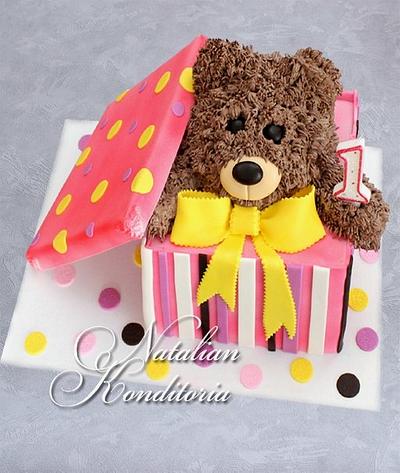 Pretty Teddy Bear - Cake by Natalian Konditoria