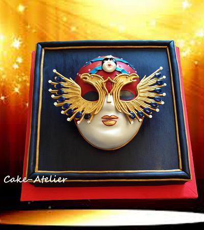  Golden Mask Cake - Cake by Ella