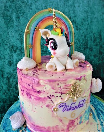 rainbow unicorn - Cake by Torty Zeiko