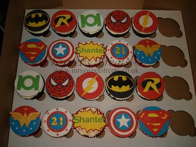 Superhero Cupcake - Cake by Jessica Rabicano-Sweet