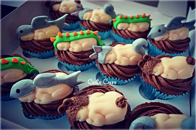 Baby shower cupcakes - Cake by Ceri's Cakes