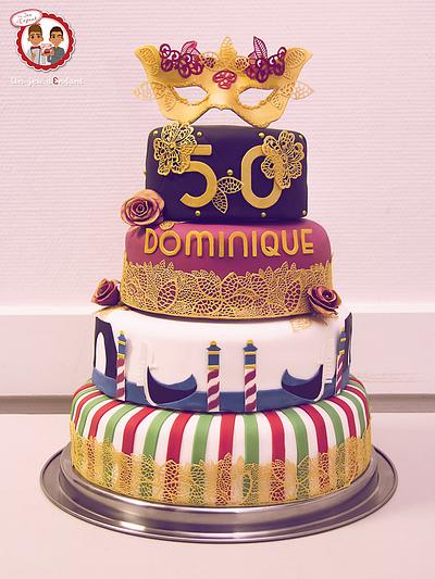 A 50th Birthday in Venice - Cake by CAKE RÉVOL