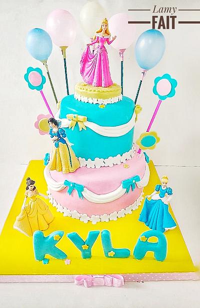 Princesses cake - Cake by Randa Elrawy