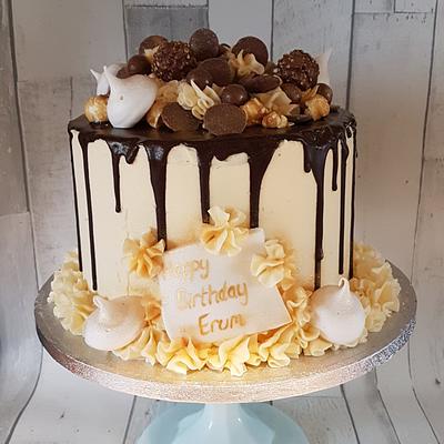 Chocolate drip cake - Cake by Kirstyscakes1