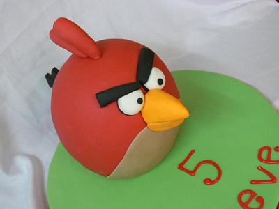 Angry Birdy!! - Cake by Alison Kelly