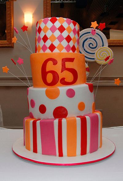 65th Anniversary Cake - Cake by Monique Kleine