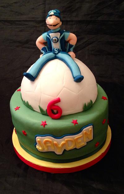 Lazy Town with Sporticus - Cake by Caron Eveleigh
