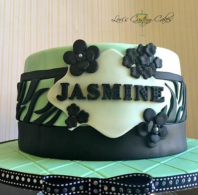 Mint Green Birthday - Cake by Lori Mahoney (Lori's Custom Cakes) 