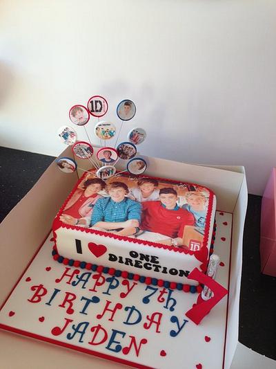 one direction  - Cake by Donnajanecakes 