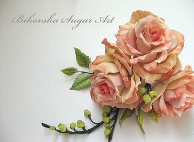 roses for sugar course  - Cake by Martina Bikovska 